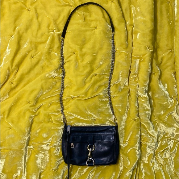 Rebecca Minkoff Black Leather Crossbody Bag - Picture 9 of 9